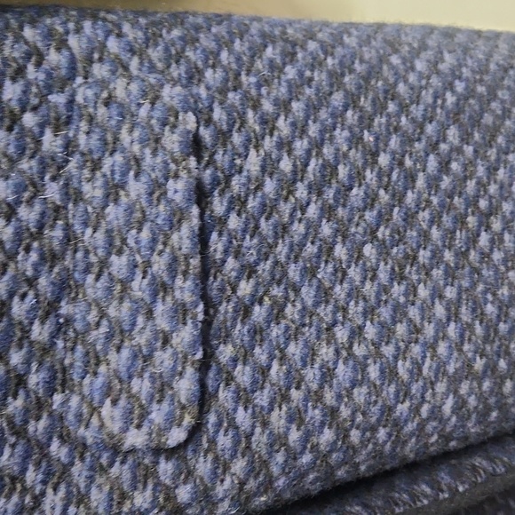 Avoca The Mill Coat Womens Size 4 Quality Piece Blue 70% Wool EUC - Picture 4 of 5